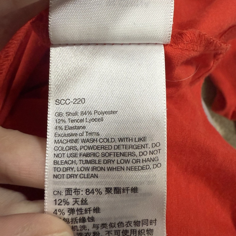 Marmot Sunrift Hoody Women's XL Long Sleeve Hooded Pullover Shirt Orange Outdoor - Picture 7 of 10